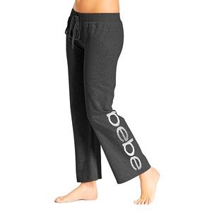 Bebe Woman Yoga Pants French Terry Jogger Sweatpants Bottom